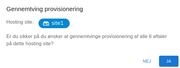 gennemtving-provisionering